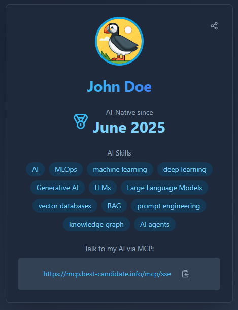 AI Name Card